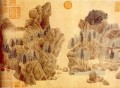 Qian Xuan Dwelling in the Floating Jade Mountains